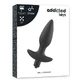 Addicted Toys Massager Anal Plug mit Vibration Schwarz
