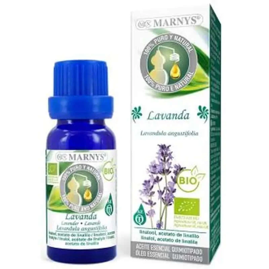 Marnys Lavendel Chemotype Etherische Olie 10Ml. Bio