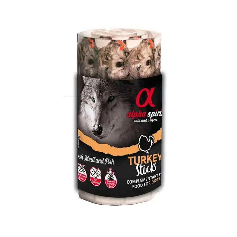 Alpha Spirit Canine Snack Turkey Box 16X35Gr: ceny i cechy