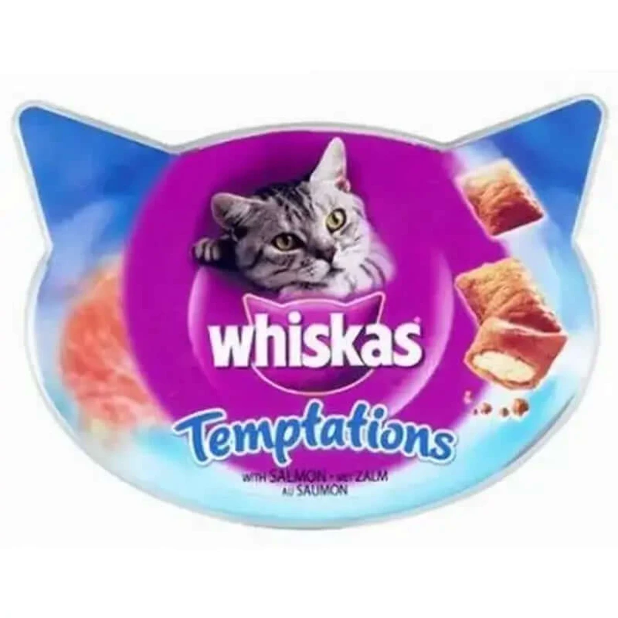 Whiskas Temptation Somon 6X60Gr