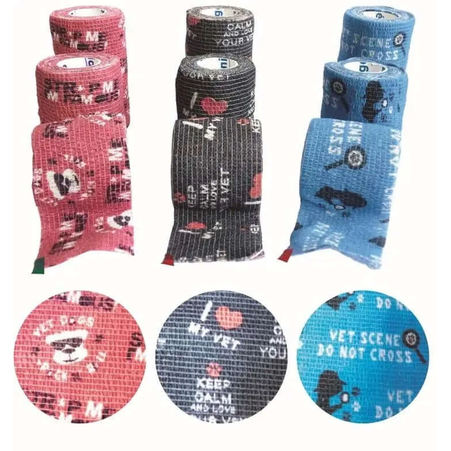 Bandaż samoprzylepny Fun Strap 10Cmx4,5M, 4 X Model, 12Ud: ceny i cechy