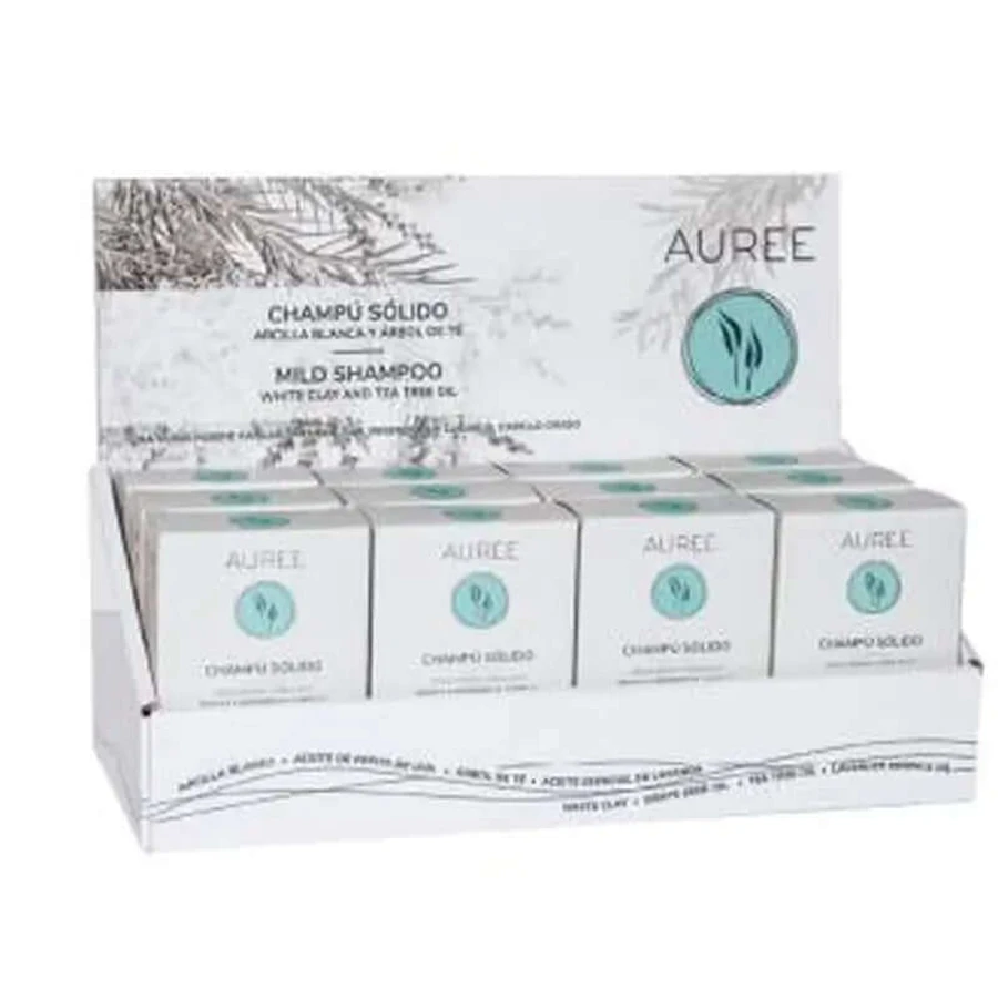 Auree Festes Shampoo Display 12Uds
