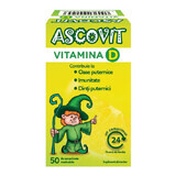Ascovit Vitamine D, 50 tabletten, Perrigo