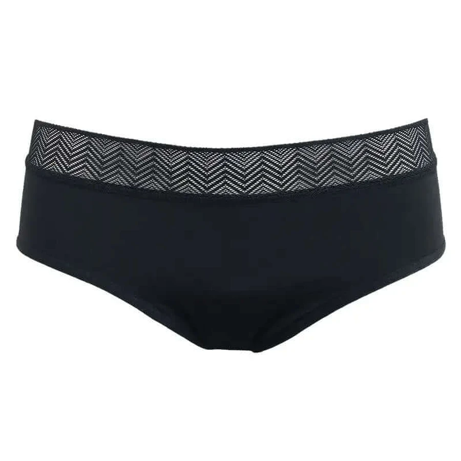 Enna Braga Menstrual Modern Hipster Noche - Flujo Abundante, Talla M, Negro