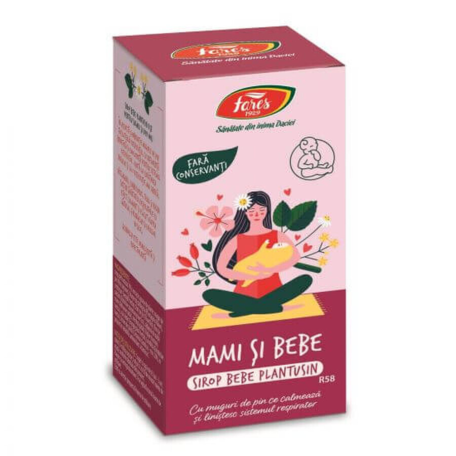 Plantusin Mama- en Babysiroop R58, 100 ml, Fares