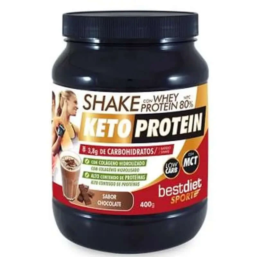 Keto Protein Shake Białko Serwatkowe 80% Smak Czekoladowy 400Gr: ceny i cechy