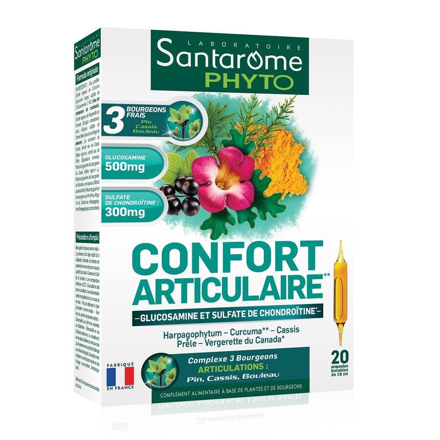 Confort des articulations, 20 ampoules, Santarome Naturel