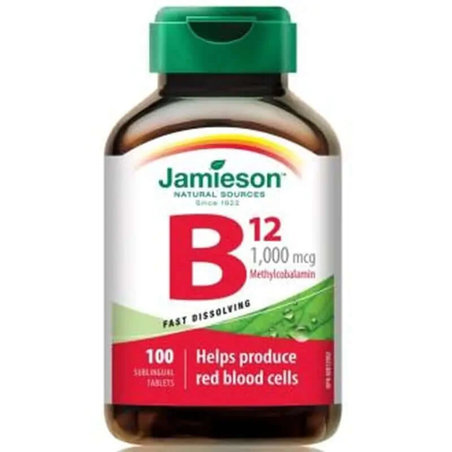 Jamieson Vitamina B12 1000Mcg , 100 compresse