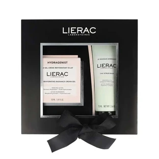 Lierac Hydragenist Hydragenist Hydrating Brightening Gel Cream + Exfoliating Mask Box, 125 ml