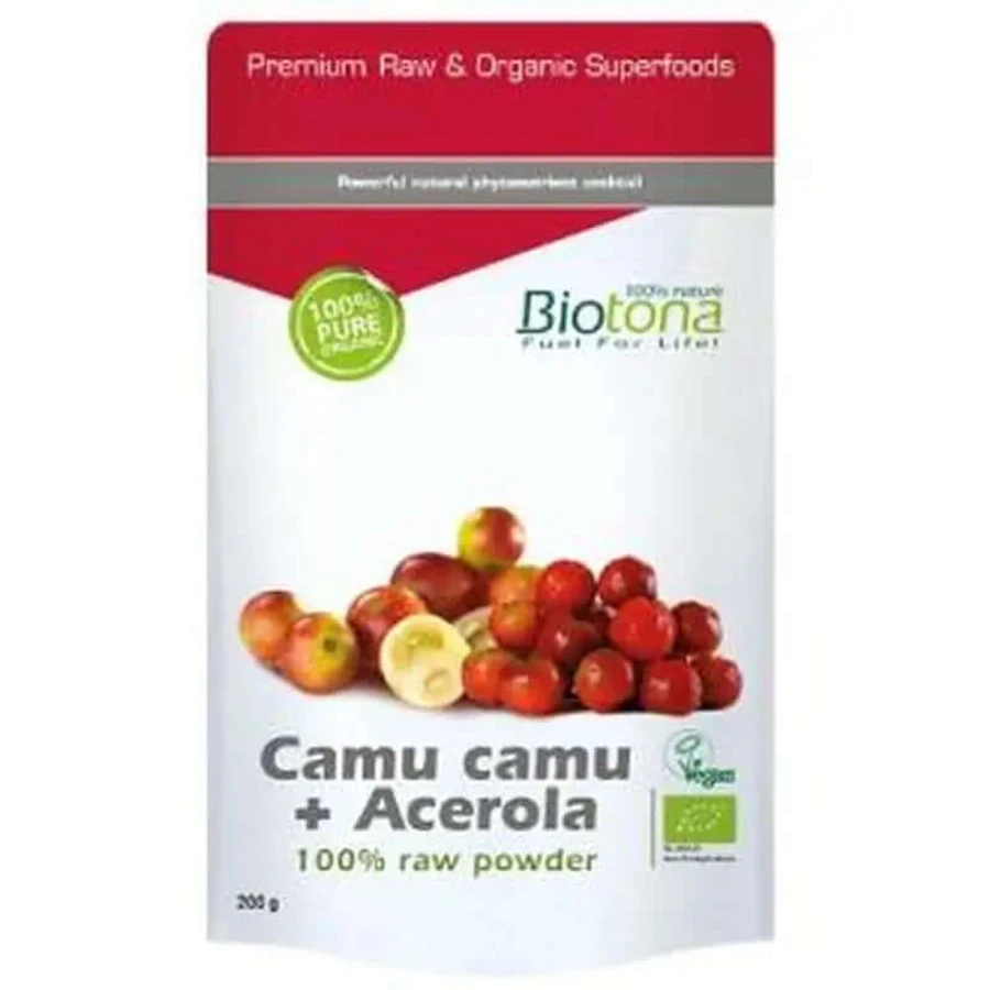 Biotona Camu Camu Acerola Roh 200Gr. Bio