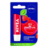 Balsamo labbra al gusto di fragola, 4,8 g, Nivea