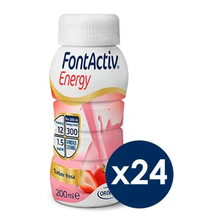 Fontactiv Energie Aardbei 24x200 ml