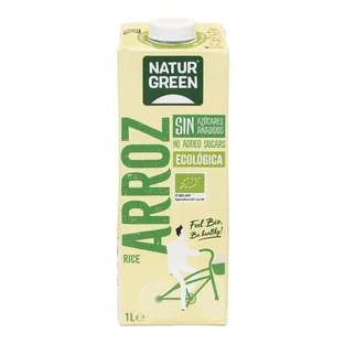 Naturgreen Orez fără zaharuri adăugate Bio 1L, 1 l