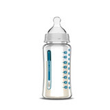 Fles met anti-koliekring en optimale temperatuurindicator, 270 ml, Dentistar