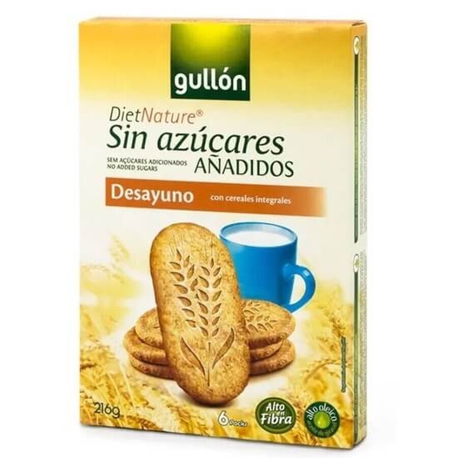 Biscotti senza zucchero Colazione ai cereali, 216 g, Gullon