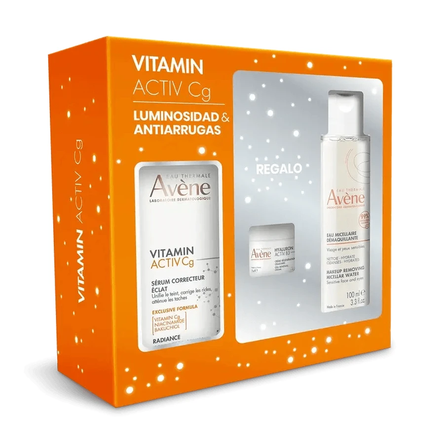 Avène Pack Serum Vitcg+Water Mic 100Ml+Minicr Hab3 Fcia Av 24: ceny i cechy