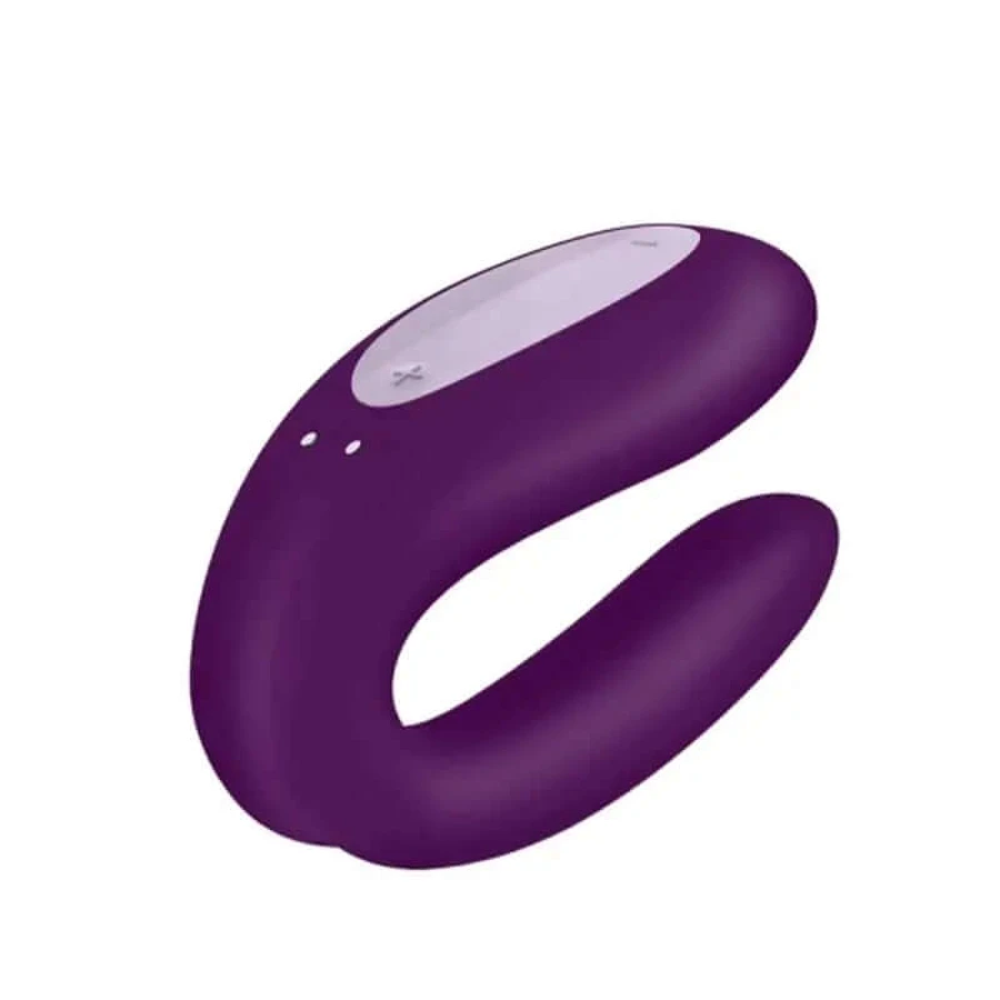 Satisfyer Connect Double Joy met App - Paars