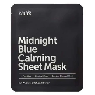 Klairs Midnight Blue Kalmerend Masker, 25 ml
