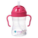 Canita cu pai, +6 luni, 240 ml, Roz, BBOX