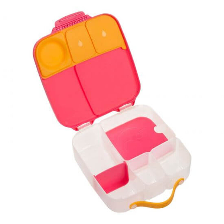 LunchBox maxi compartmentalized lunchbox, 2 l, Pink + Orange, BBOX