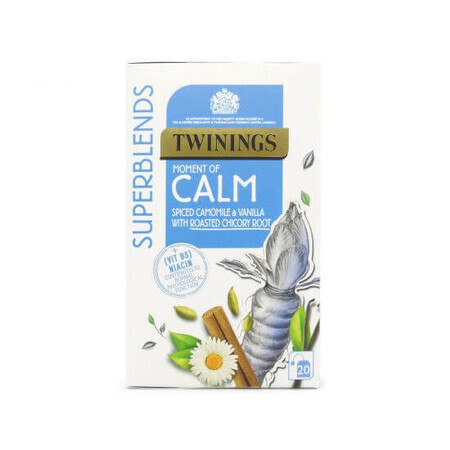 Superblends Moment of Calm kruidenthee, 18 builtjes, Twinings