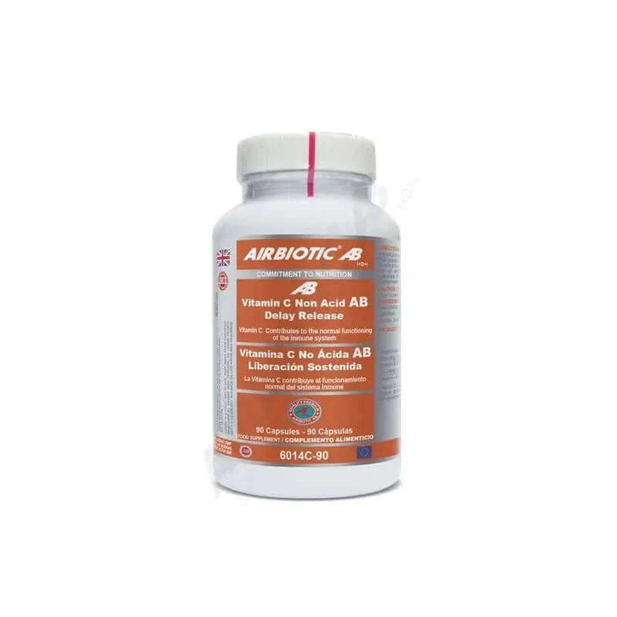 Airbiotic Vitamina C Non Acida a rilascio prolungato , 90 capsule