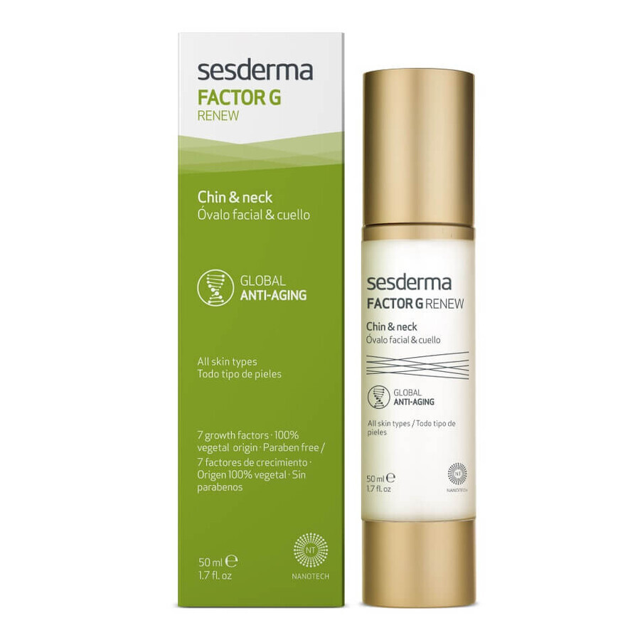 Sesderma Factor G Renew Contour Visage et Cou, 50 ml