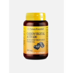 Nature Essential Charbon Végétal Activé 200Mg 90 Capsules