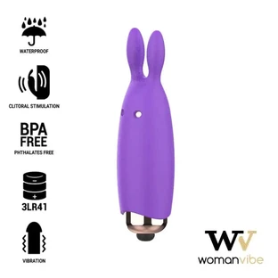 Silikonowy stymulator królika Womanvibe Bugsy Stimulator