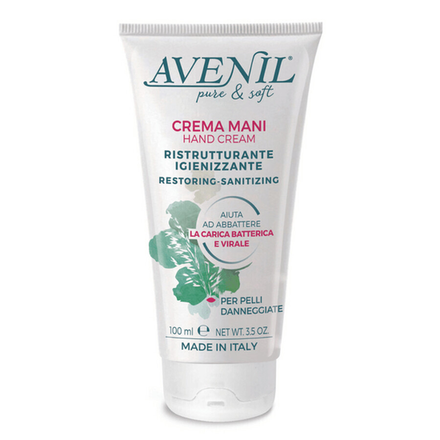 Restrukturierende und desinfizierende Handcreme, 100 ml, Avenil