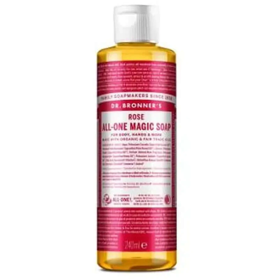 Dr. Bronner'S Rose Liquid Soap 240Ml