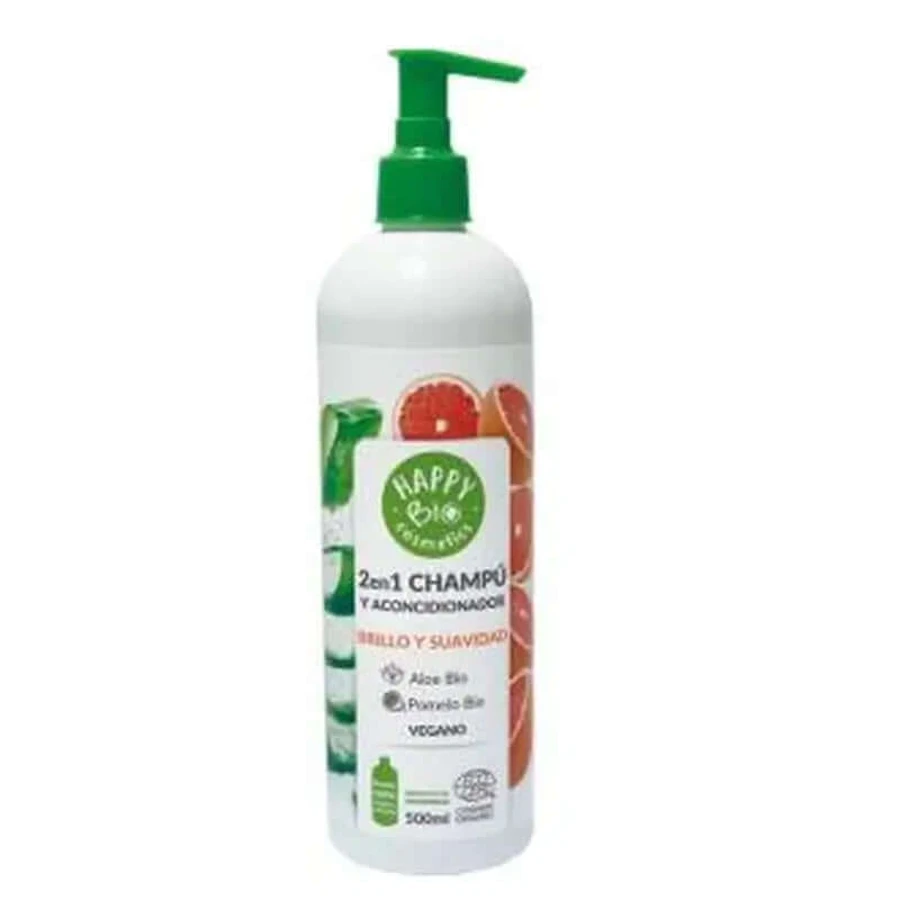 Happy Bio Pomelo-Aloe Shampoo-Spülung 500Ml. Öko