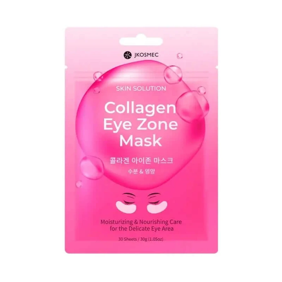 Jkosmec Skin Solution Maschera zona occhi al collagene, 30 unità