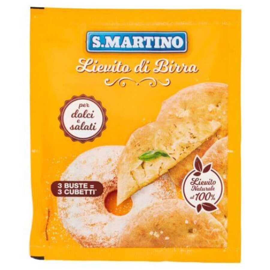 Actieve droge biergist, glutenvrij, 3 zakjes x 10g, S. Martino