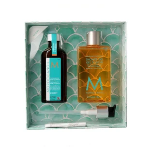 Moroccanoil Light Argan Oil Treatment Pack & żel pod prysznic