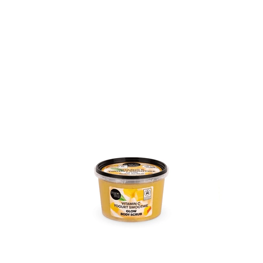 Organic Shop Glow Effect Body Scrub Yougur Smoothie z witaminą C, 250 ml: ceny i cechy