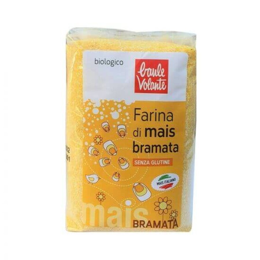 Biologisch maïsmeel Bramata glutenvrij, 500 g, Baule Volante