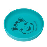 Assiette en silicone Girafe Sophie, Turquoise, Vulli