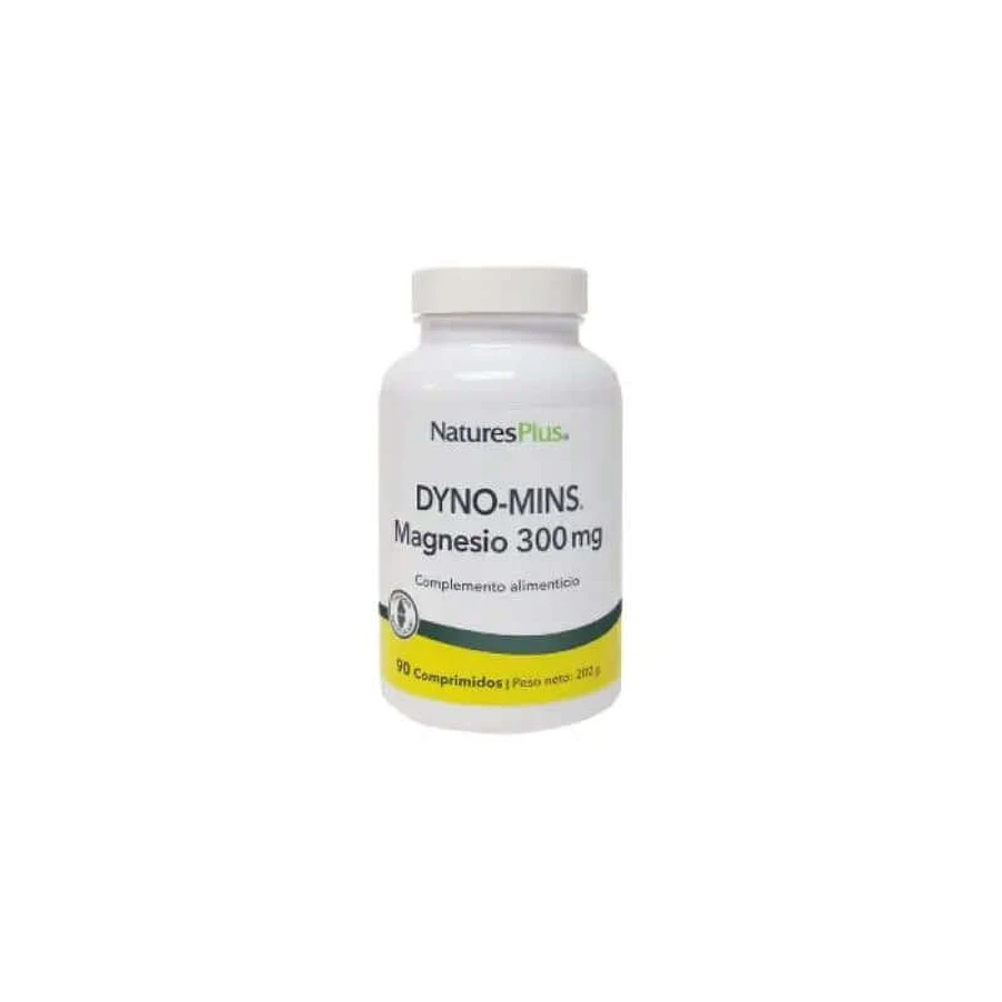 Natures Plus Dyno-Mins Magnésium 300Mg, 90 Comprimés