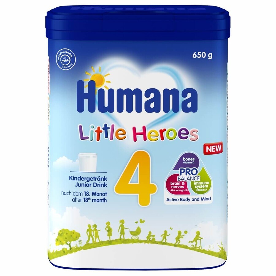 Little Heroes 4 Probalance babymelk, 650 g, +18 maanden, Humana