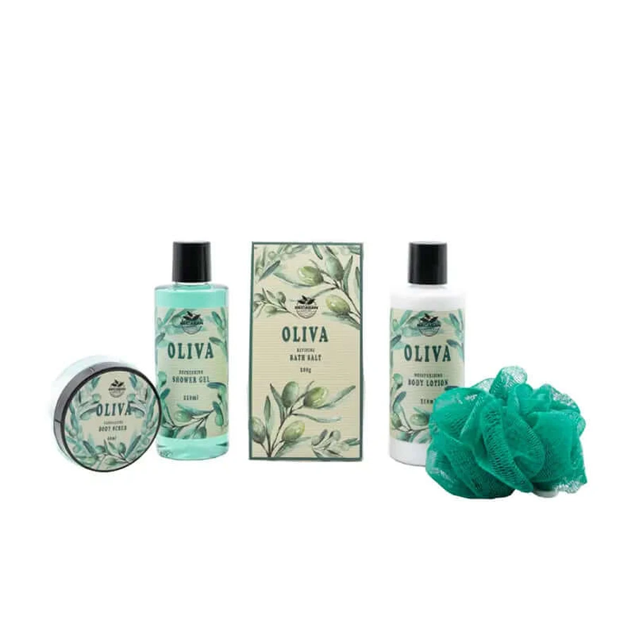 Coș Becasan cu mânere Olive