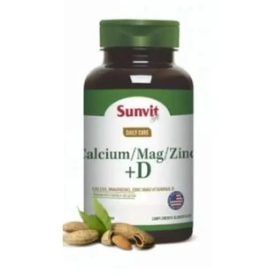 Sunvit Life Calciu-Magneziu-Zinc-Vit D 90 Tablete