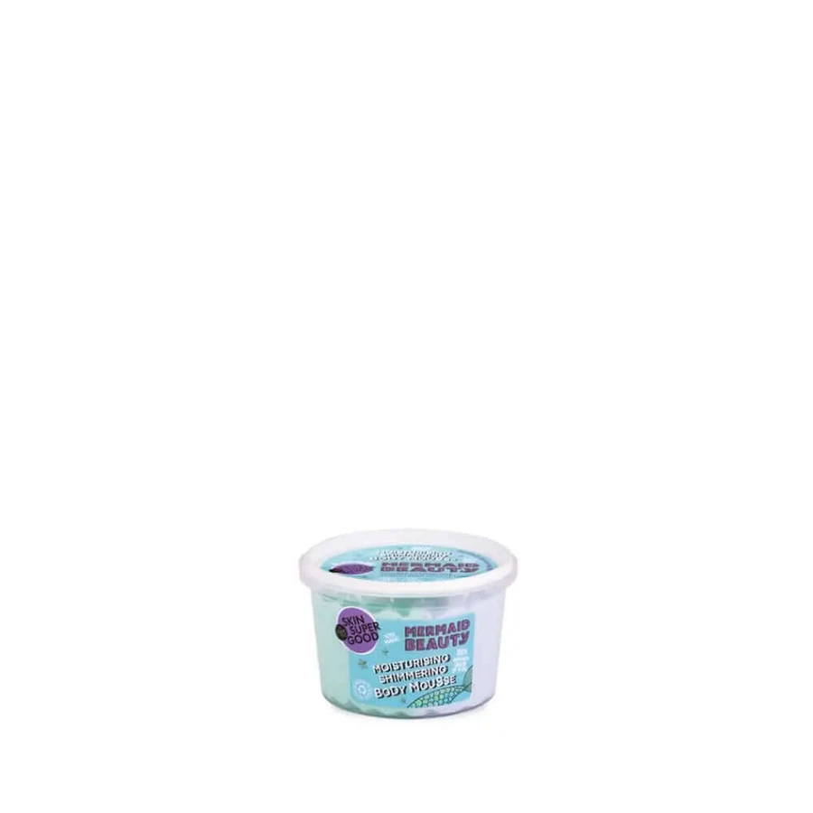 Skin Super Good Mousse Corporal Hidratante Con Brillo Mermaid Beauty. Be Mermazing, 250 Ml