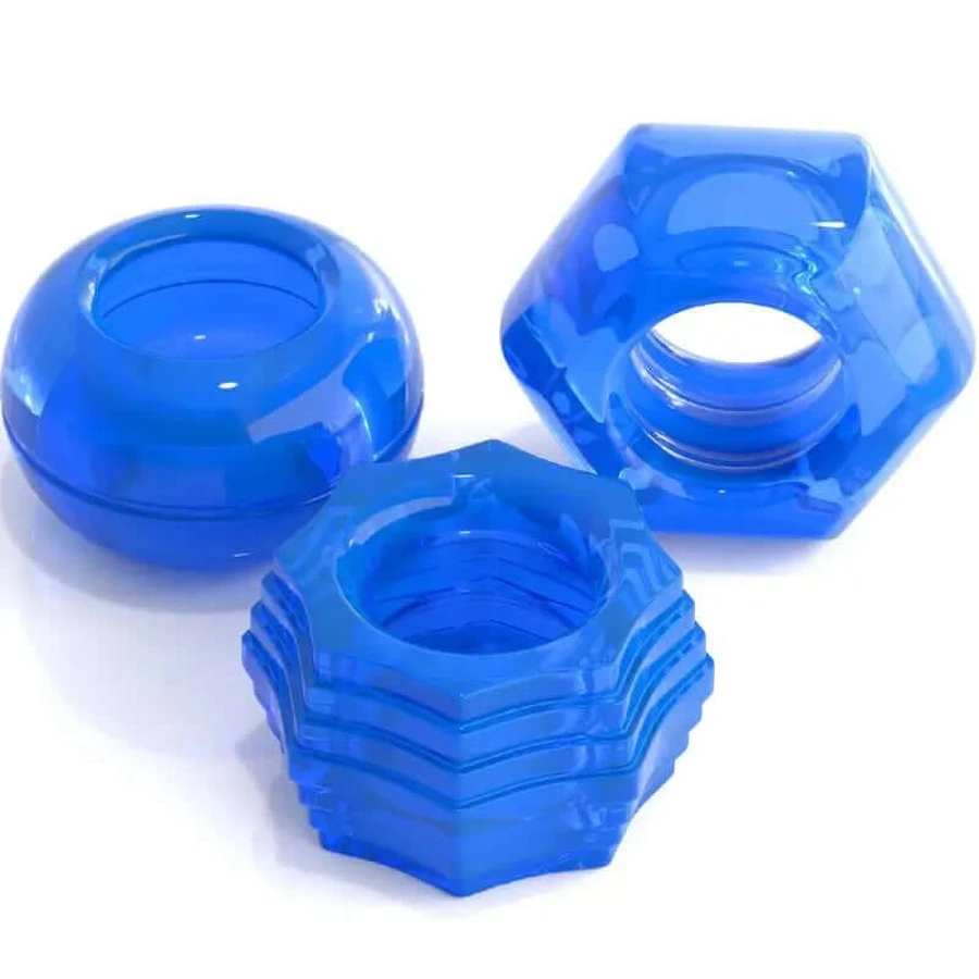 Classix Set 3 Inele pentru penis Albastru
