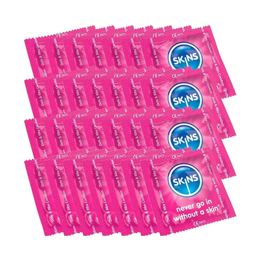 Skins Condoms Dots & Stretch Marks Bag 500 szt.: ceny i cechy