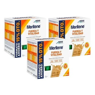 Meritene Strength and Vitality Cafea decofeinizată Savings Pack 3 x 30 pliculețe
