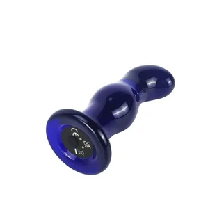 Speelgoed Joy Buttocks De Glimmende Glazen Buttplug