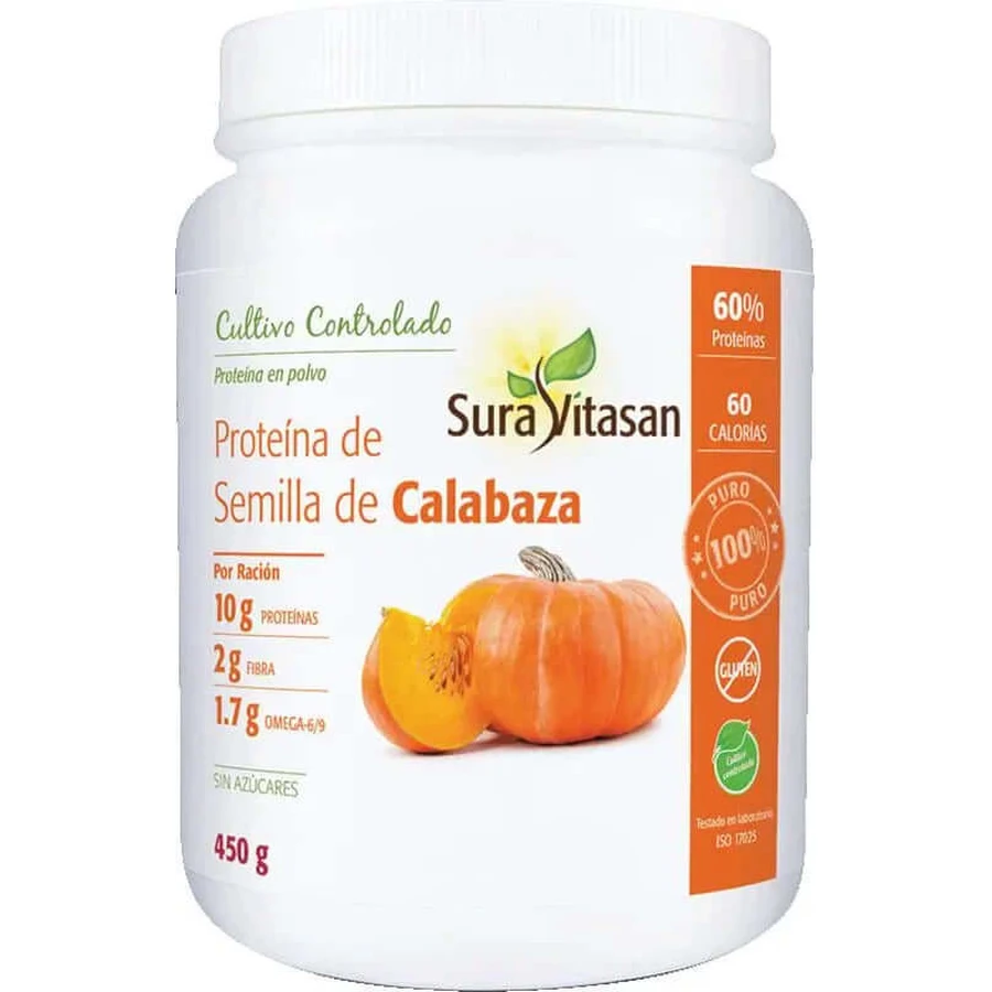 Sura Vitas Pompoenzaad Proteïne, 450 Gr