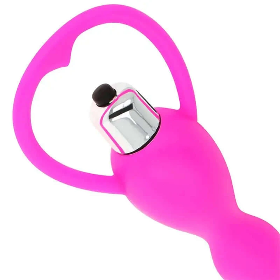 Ohmama Vibratoare Stimulator anal cu vibrații - roz