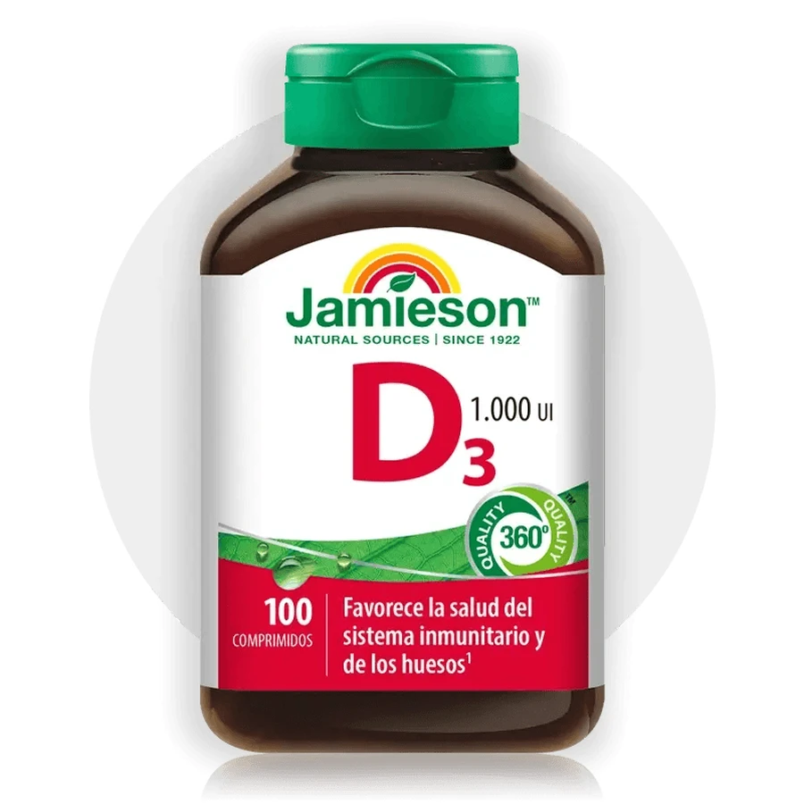 Jamieson Vitamine D3 1000 Ui , 100 tabletten